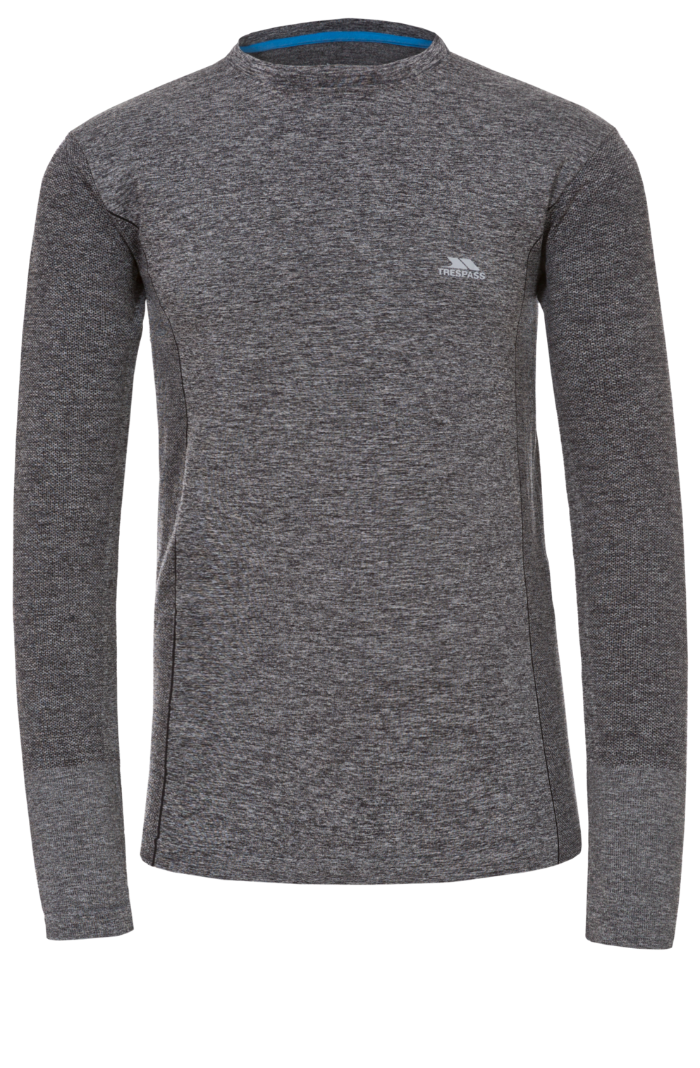 Tresspass TIMO - MALE ACTIVE TOP - BLACK MARL