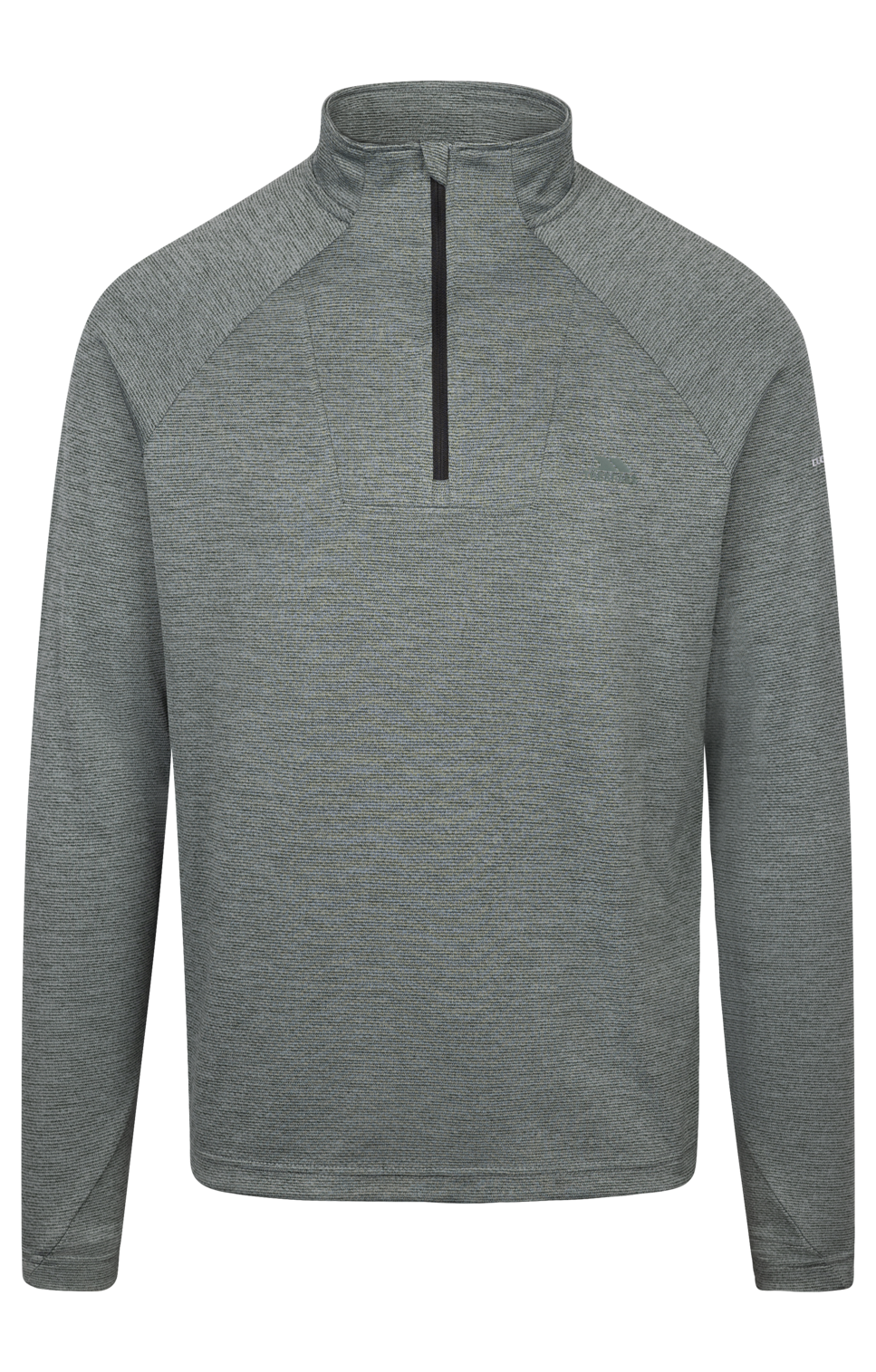 Tresspass VALIN - MALE ACTIVE LONG SLEEVE TOP - GREEN WILLOW MARL