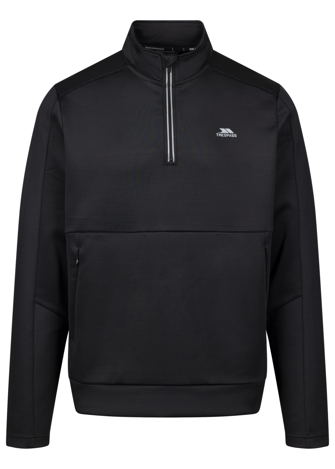 Tresspass JAY - MALE ACTIVE TOP - BLACK