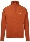 Tresspass CASTER - MALE ACTIVE TOP - RUST MARL