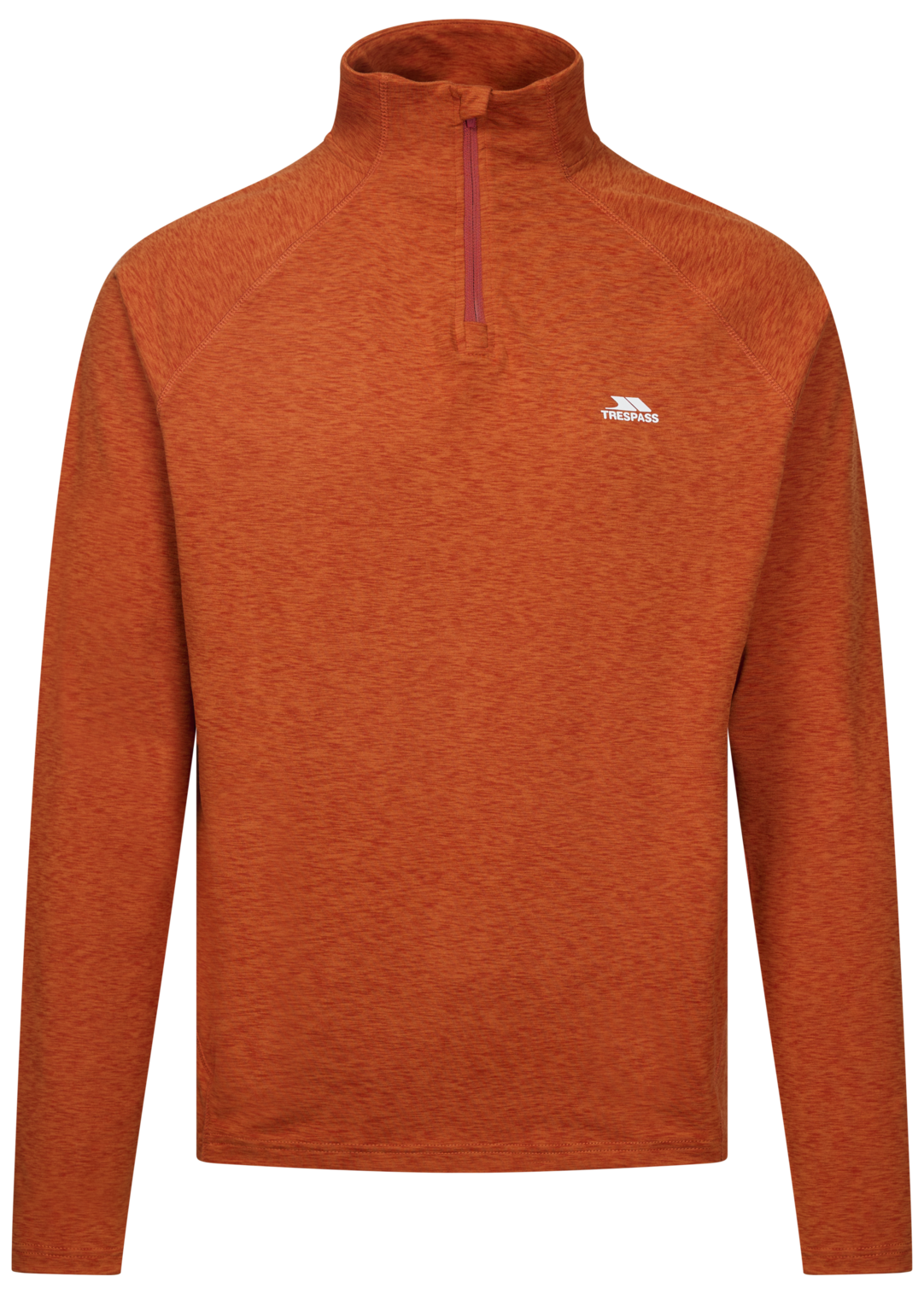 Tresspass CASTER - MALE ACTIVE TOP - RUST MARL