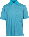 Tresspass GEDDING - MALE ACTIVE POLO SHIRT - POND BLUE MARL