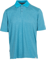 Tresspass GEDDING - MALE ACTIVE POLO SHIRT - POND BLUE MARL