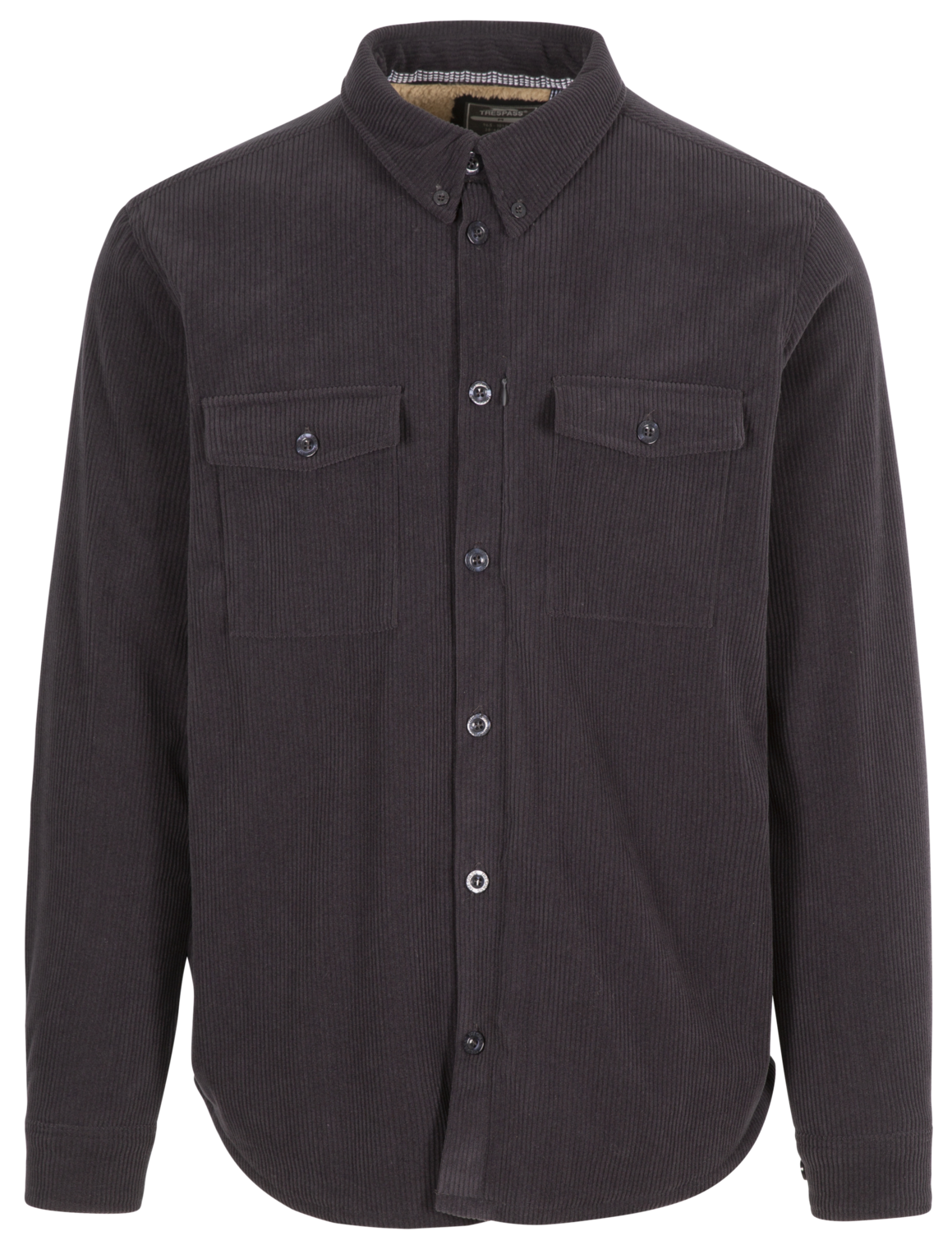 Tresspass DATTIN - MALE SHIRT - DARK GREY