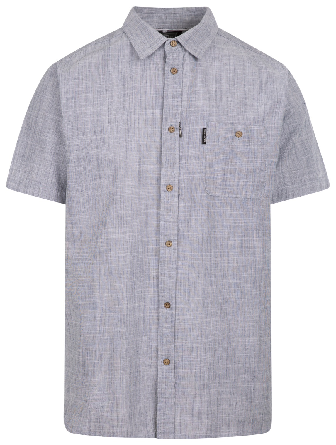 Tresspass BASHAM - MALE CASUAL WOVEN SHIRT - DARK PEACOCK