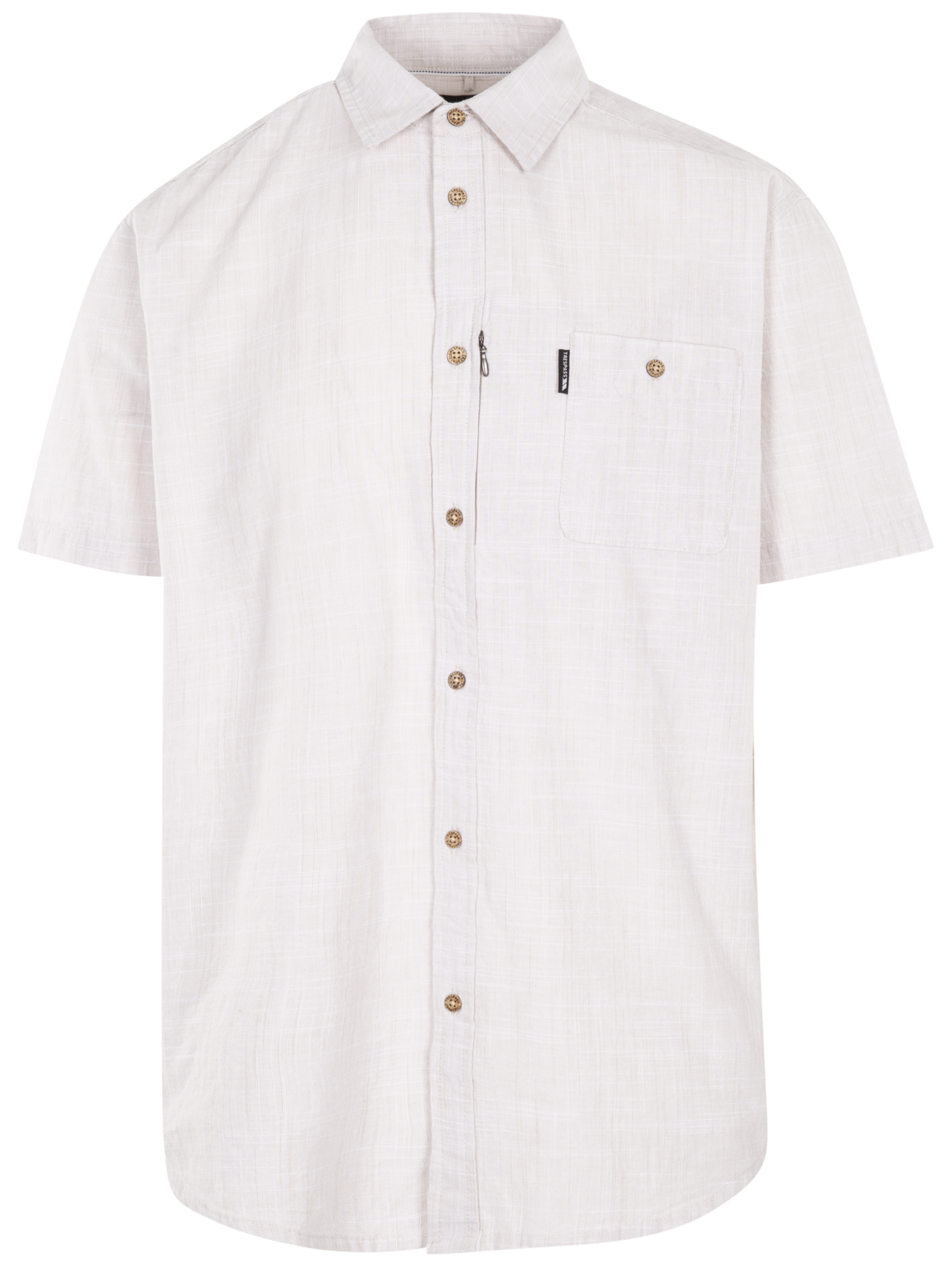 Tresspass BASHAM - MALE CASUAL WOVEN SHIRT - OATMILK