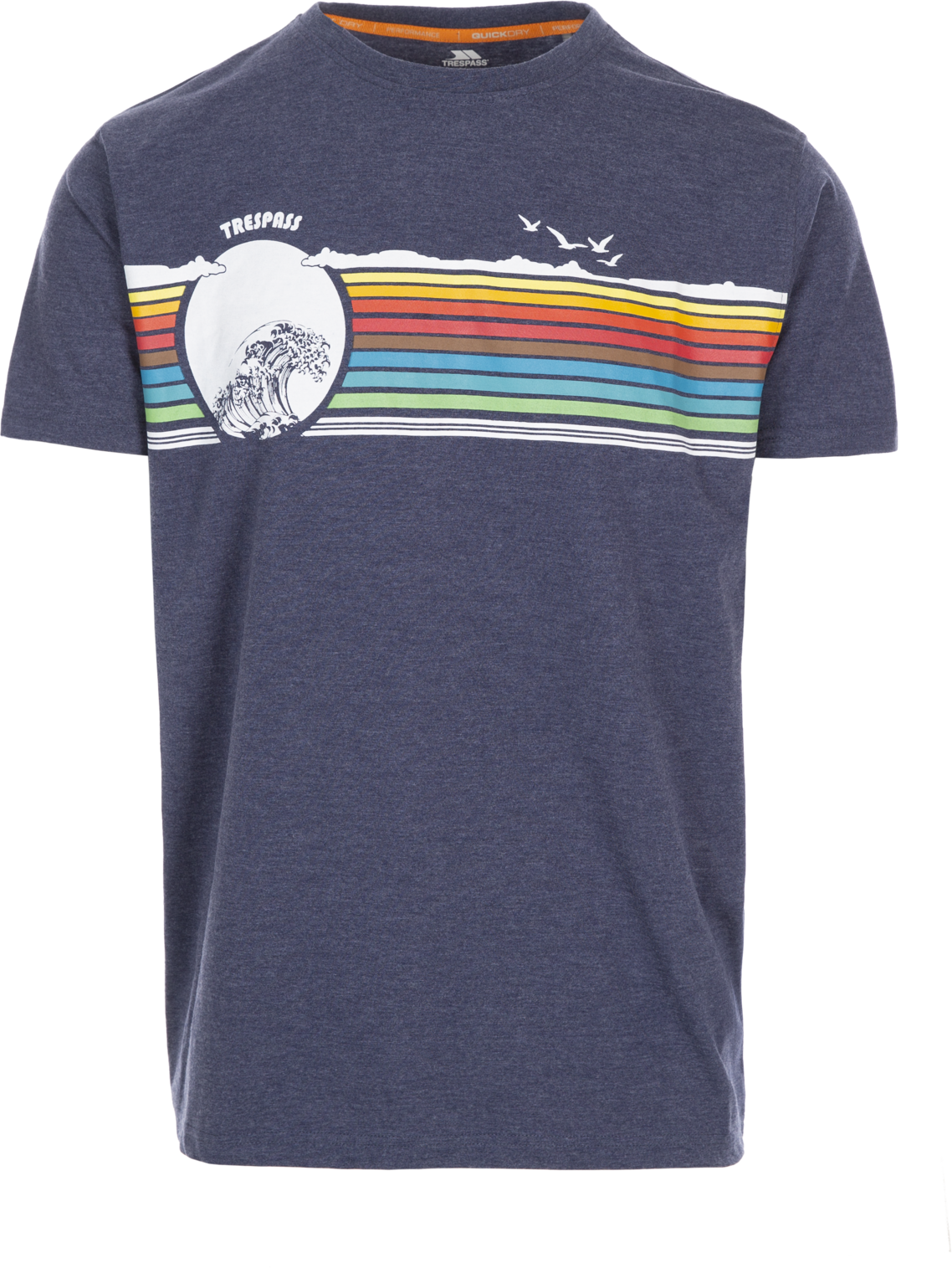 Tresspass LAKEHOUSE - MALE T - SHIRT - NAVY MARL