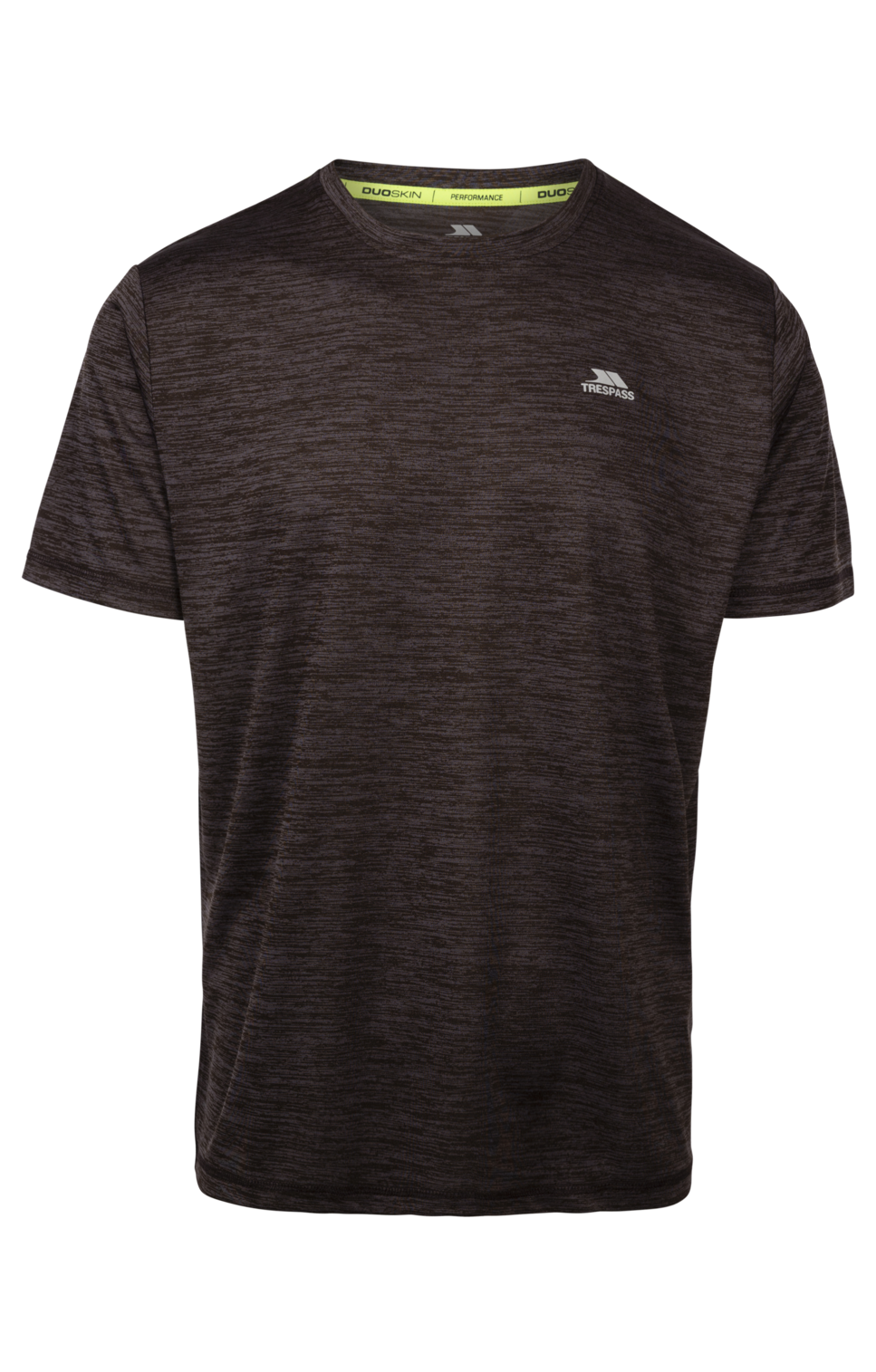 Tresspass KEARSLEY - MENS ACTIVE TOP - DARK FLINT MARL