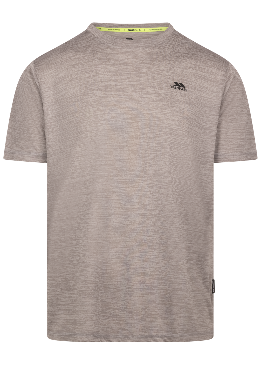 Tresspass KEARSLEY - MENS ACTIVE TOP - PLATINUM MARL