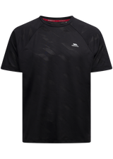 Tresspass TRILLON - MALE ACTIVE TSHIRT - BLACK