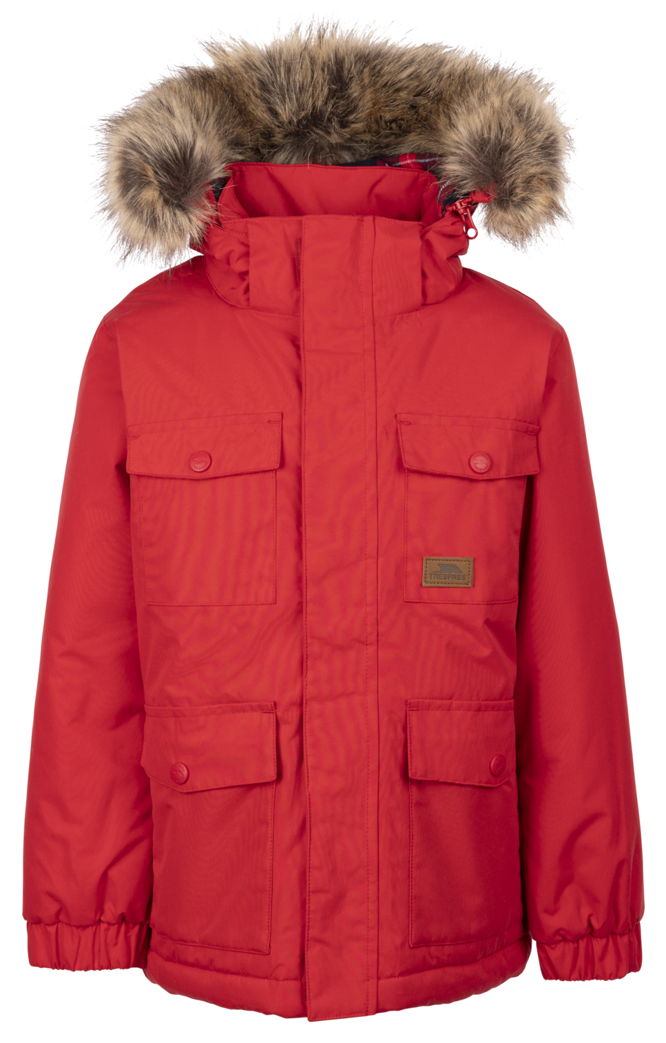 Tresspass UPSIDER - MALE RAINWEAR JACKET TP50 - RED