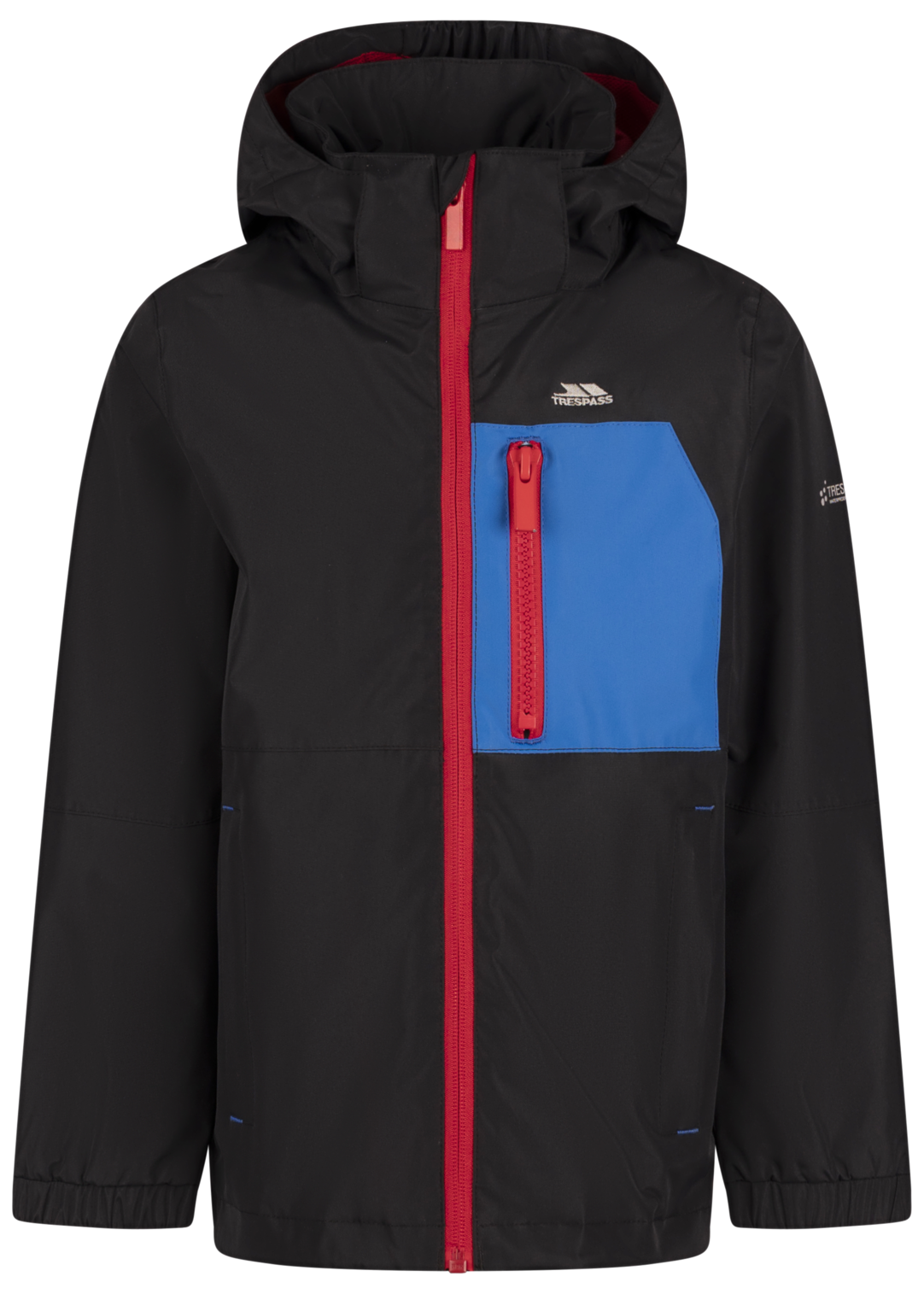 Tresspass EVANDOR - MALE RAIN JACKET - BLACK