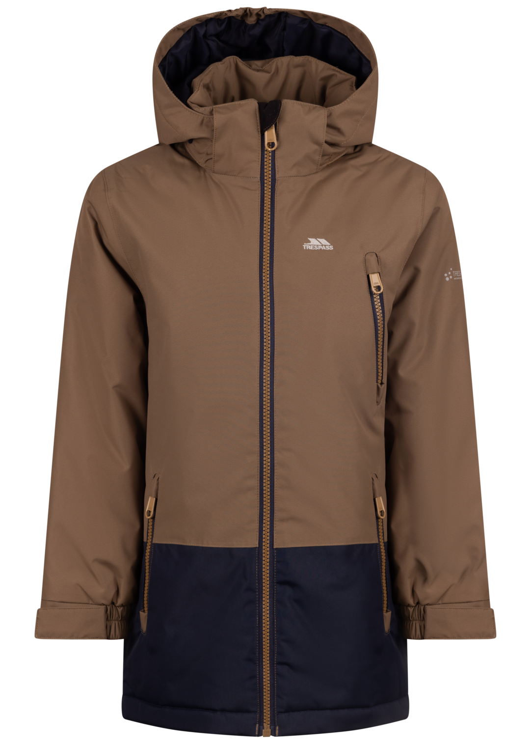 Tresspass FRANZZ - MALE RAIN JACKET - BROWNIE