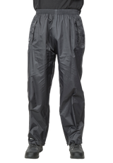 Tresspass QIKPAC PANT - UNISEX PACKAWAY TRS - BLACK