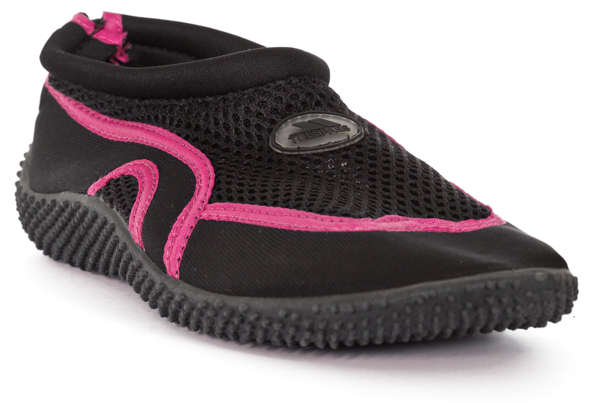 Tresspass PADDLE - UNISEX AQUA SHOE - BLACK/RASPBERRY