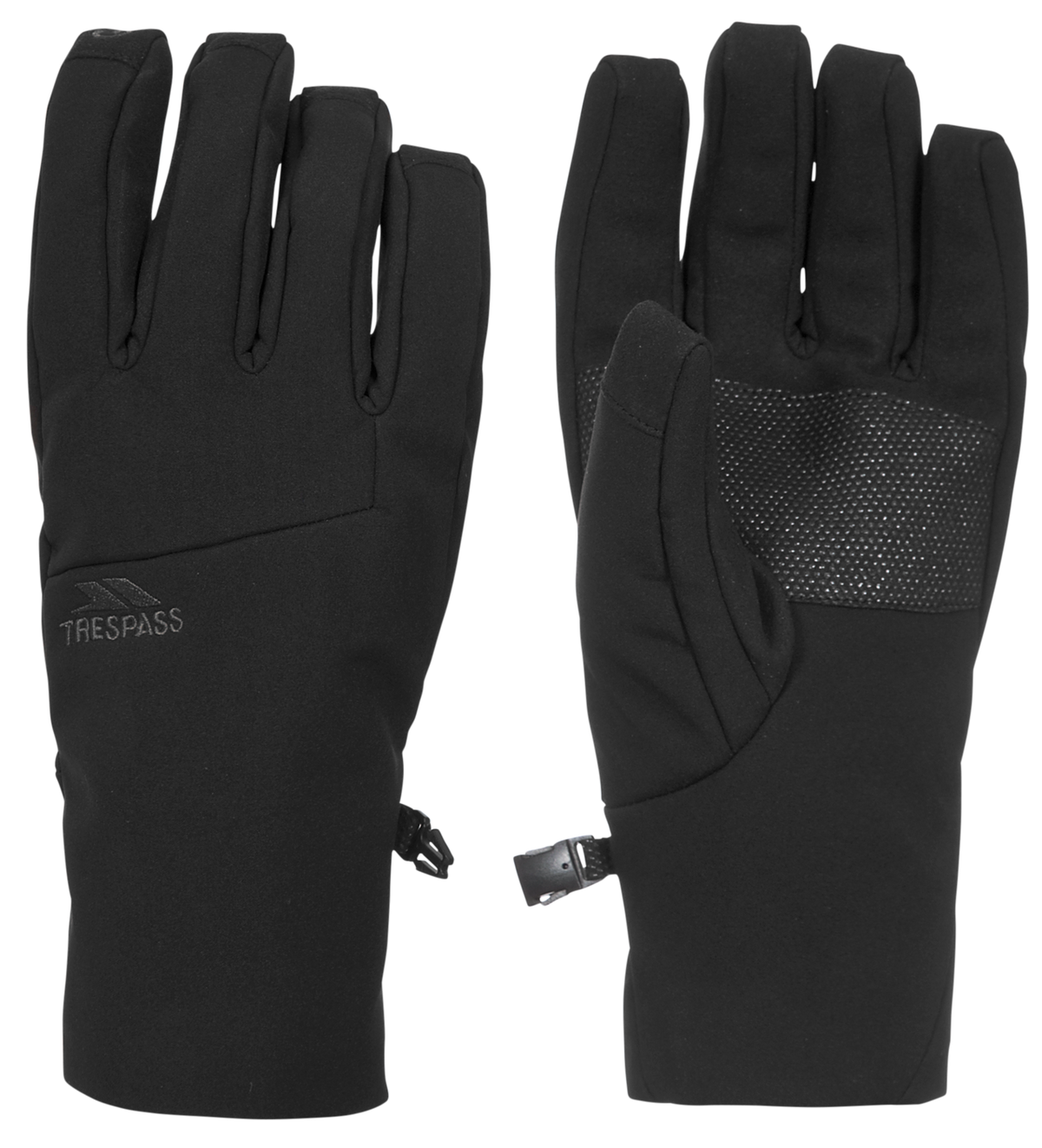 Tresspass ROYCE - UNISEX GLOVES - BLACK
