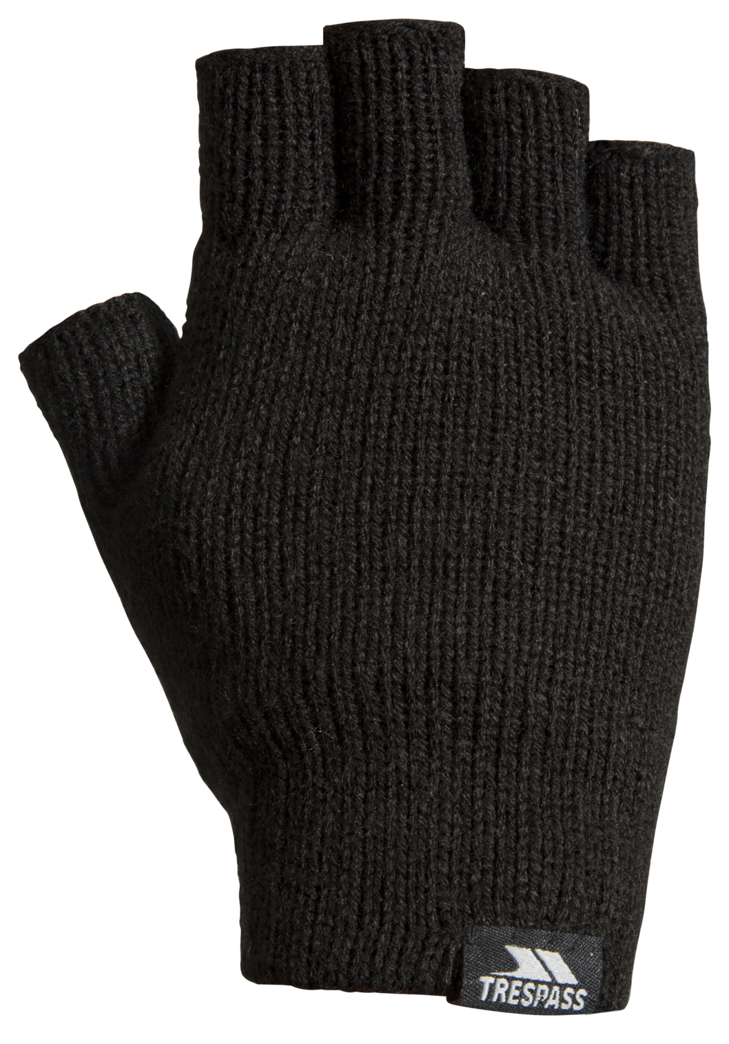 Tresspass DITA - FINGERLESS KNITTED THINSULATE GLOVE - BLACK