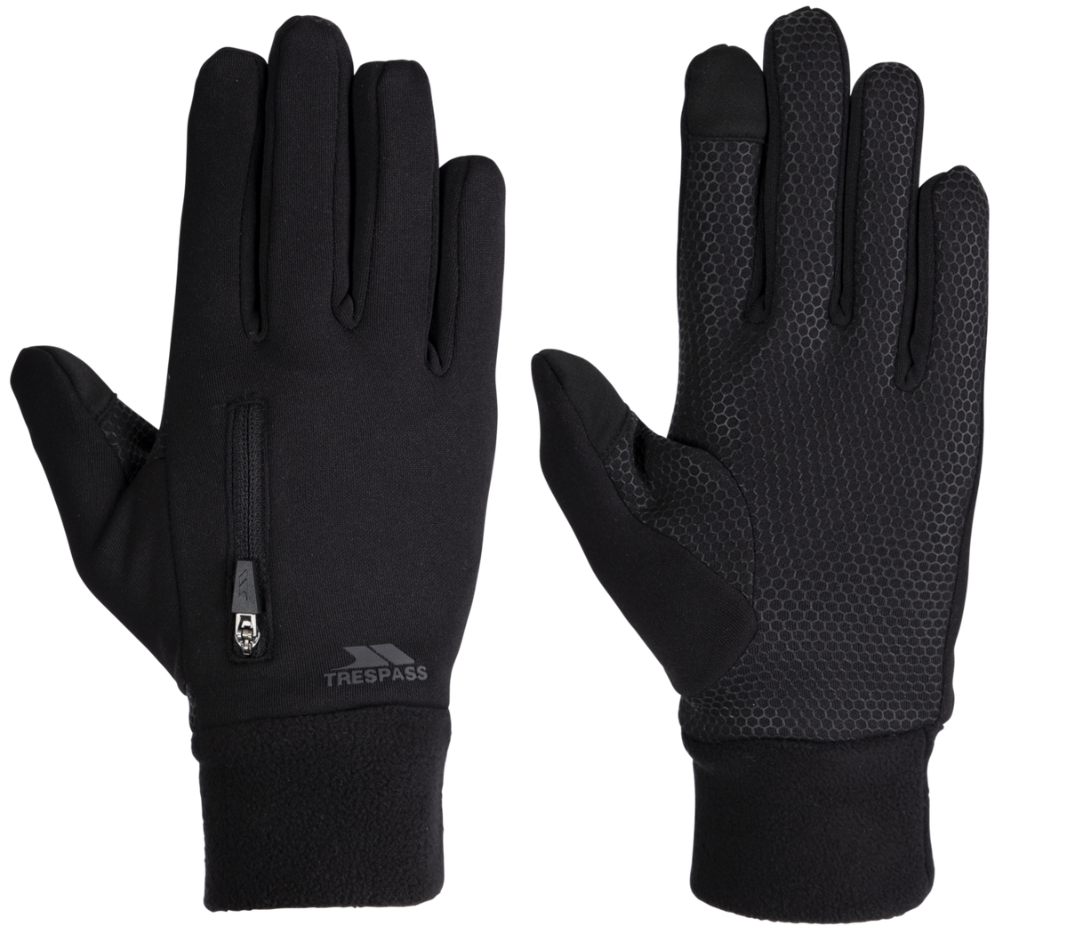 Tresspass MONCUR - UNISEX GLOVES - BLACK