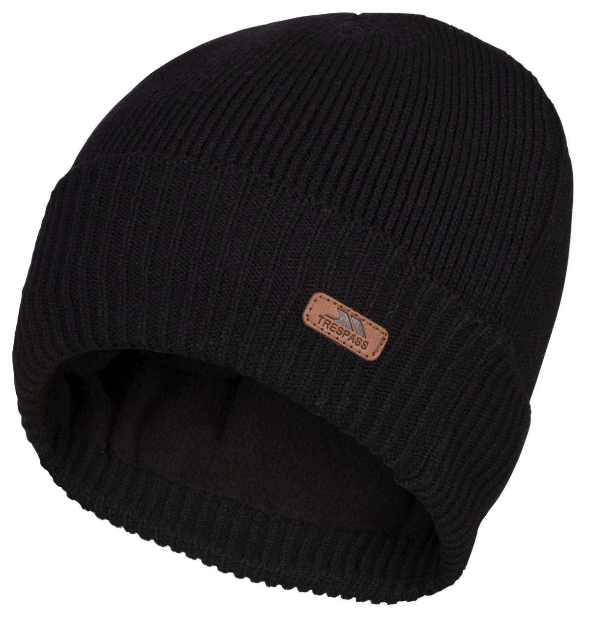 Tresspass CHUCK - UNISEX WATERPROOF BEANIE - BLACK