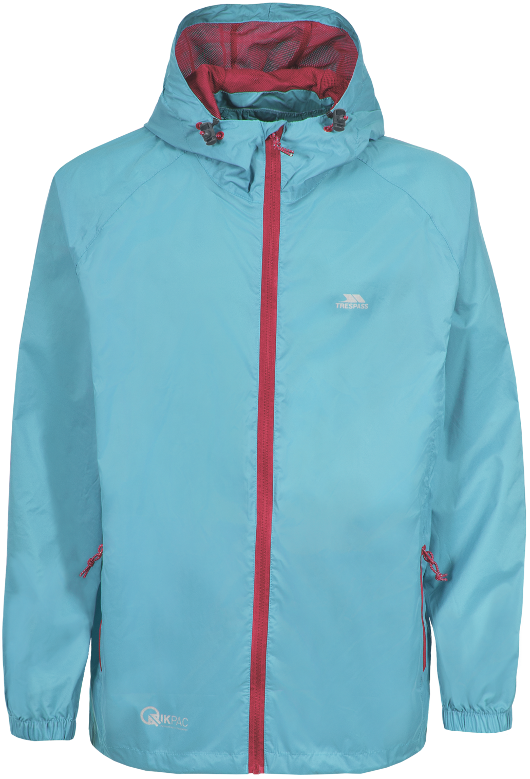 Tresspass QIKPAC JACKET - UNISEX PACKAWAY JKT - AQUATIC