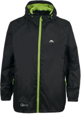 Tresspass QIKPAC JACKET - UNISEX PACKAWAY JKT - BLACK