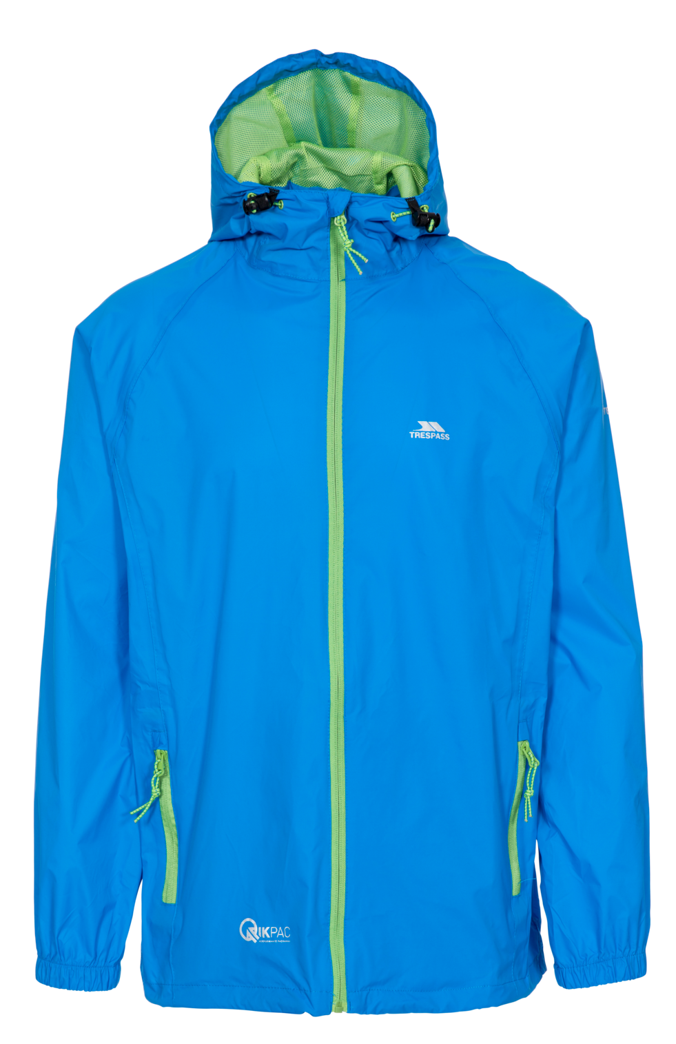 Tresspass QIKPAC JACKET - UNISEX PACKAWAY JKT - COBALT