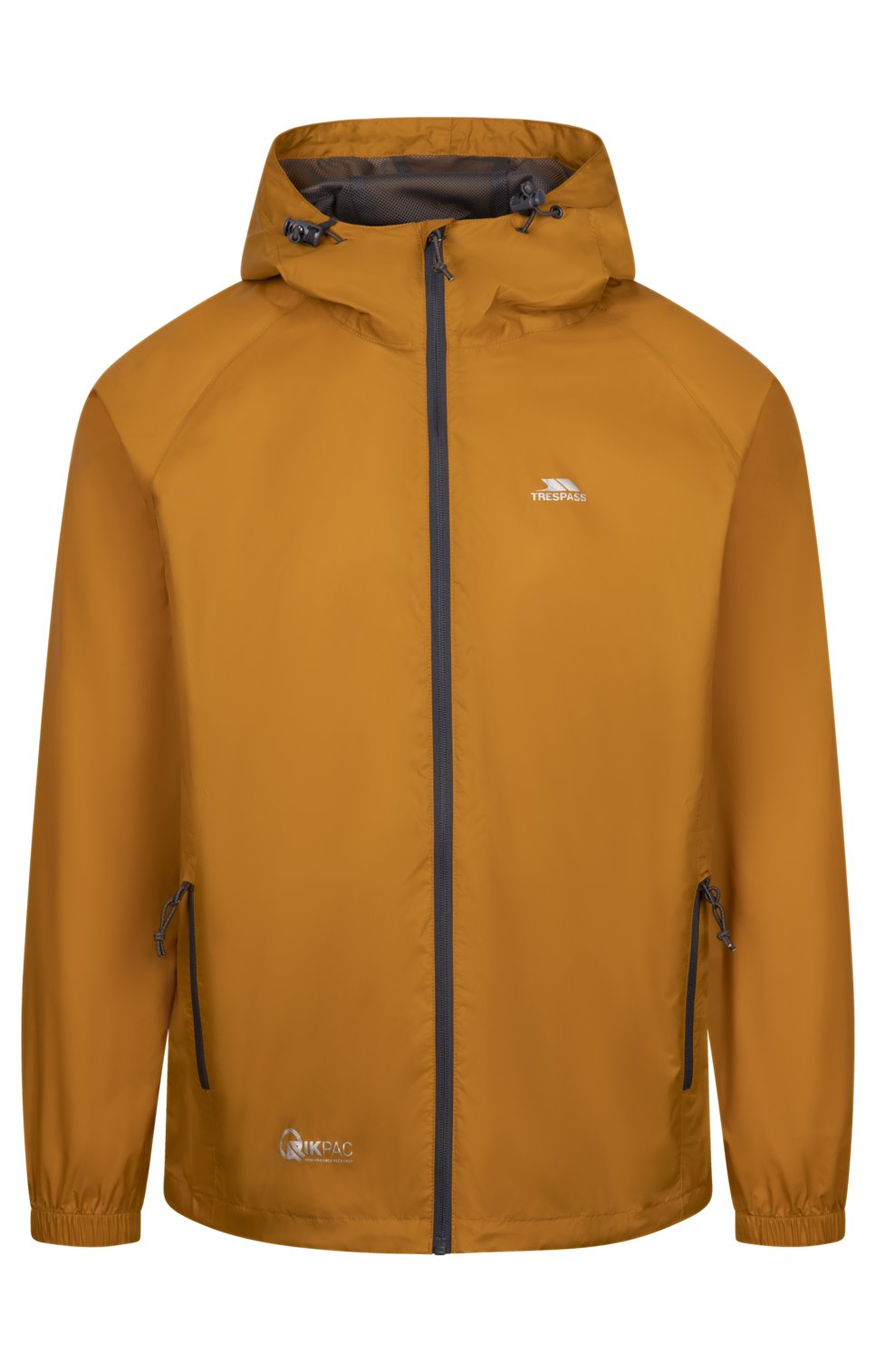 Tresspass QIKPAC JACKET - UNISEX PACKAWAY JKT - GINGER