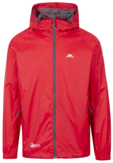 Tresspass QIKPAC JACKET - UNISEX PACKAWAY JKT - RED