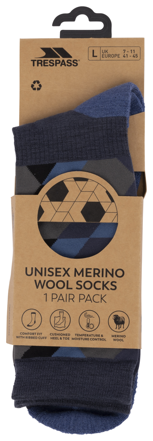 Tresspass GARETH - UNISEX SOCKS - FLINT