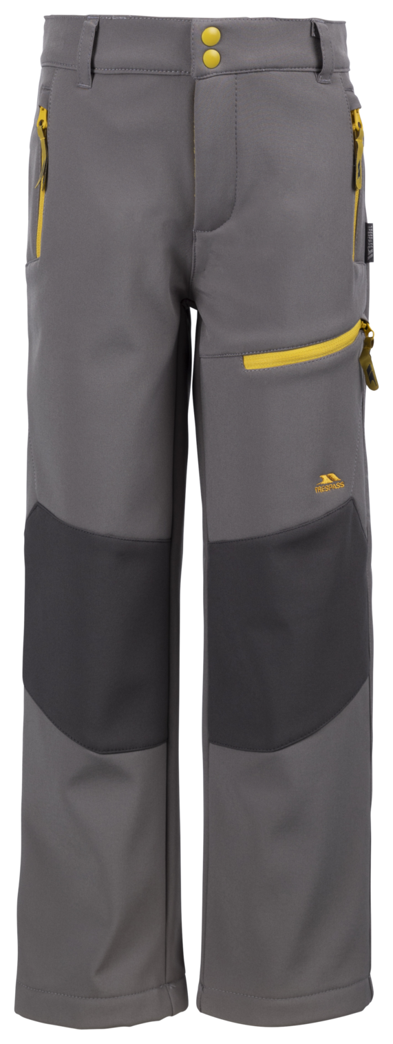 Tresspass HURRY - KIDS UNISEX TROUSER - STORM GREY/SULPHUR