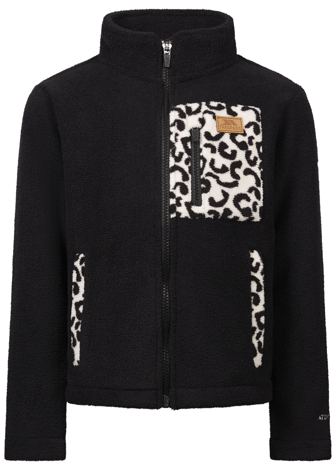 Tresspass WILLOWGLEN - UNISEX KIDS FLEECE AT200 - BLACK
