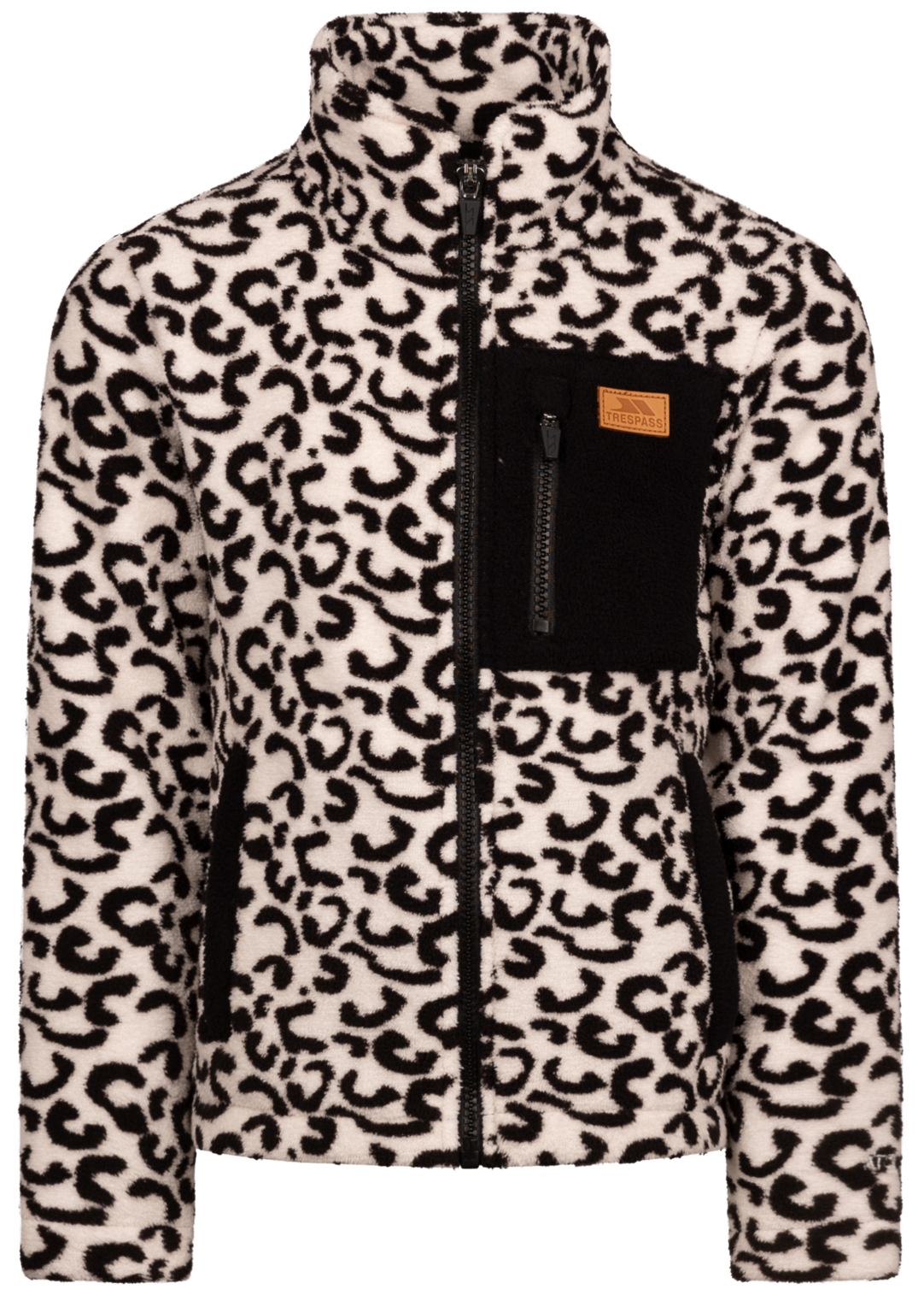 Tresspass WILLOWGLEN - UNISEX KIDS FLEECE AT200 - WHITE