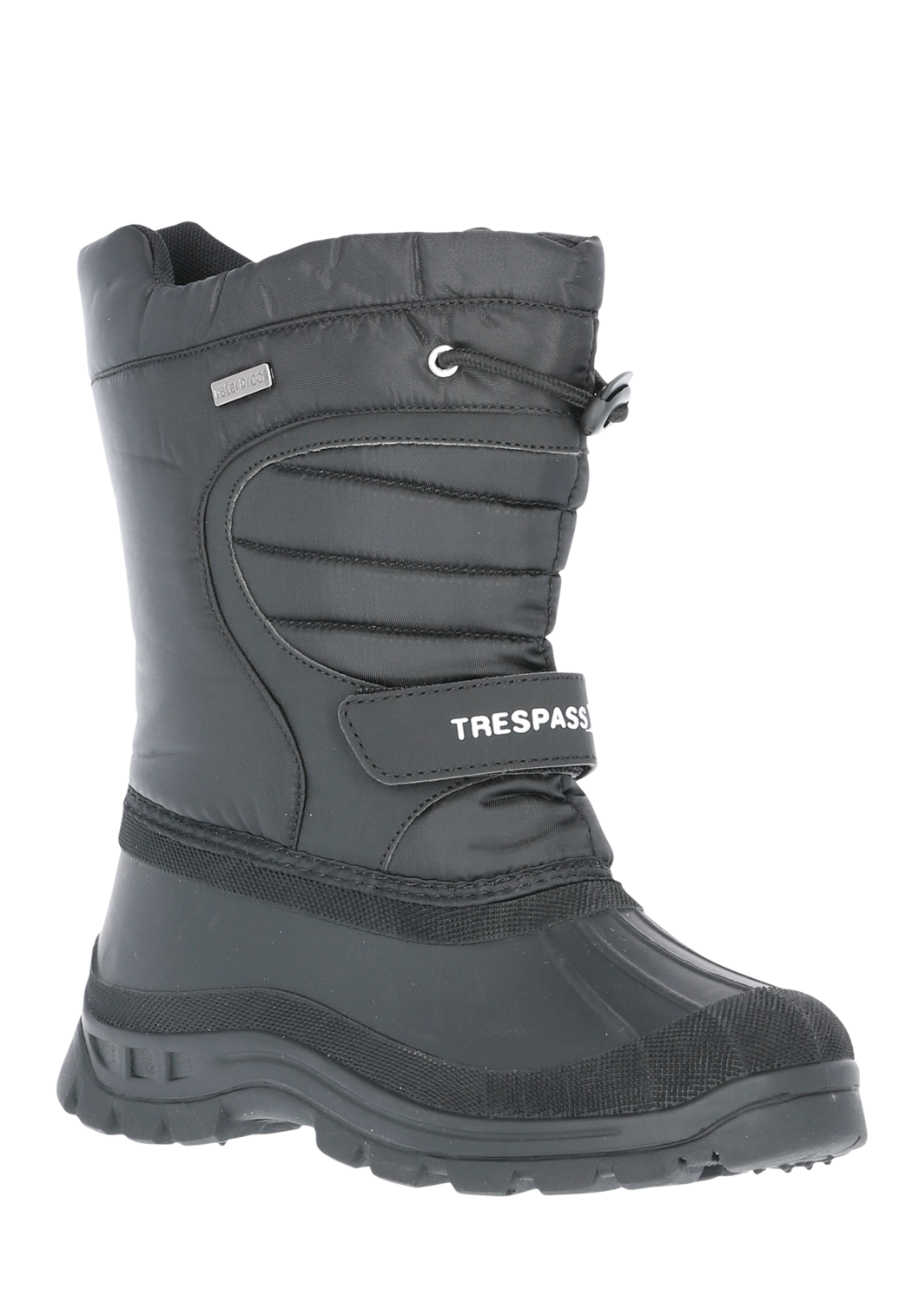 Tresspass DODO - UNISEX KIDS SNOW BOOT - BLACK