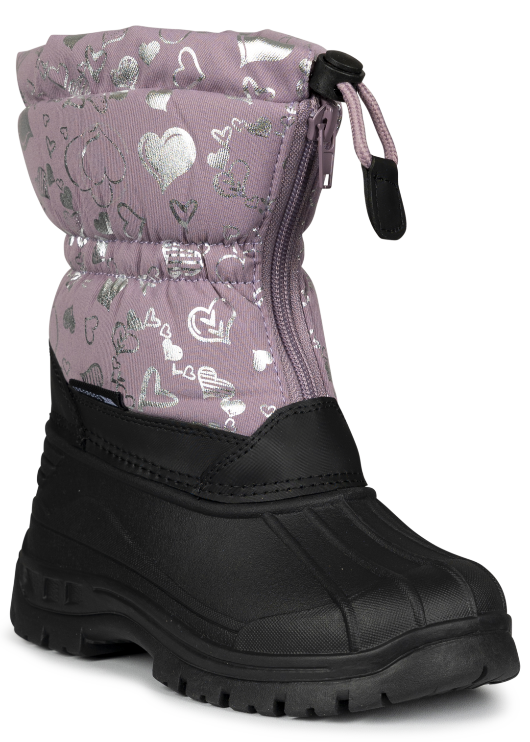 Tresspass BORA - UNISEX CHILDRENS SNOWBOOT - MAUVE