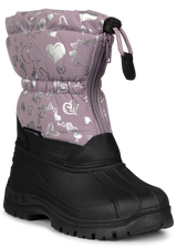 Tresspass BORA - UNISEX CHILDRENS SNOWBOOT - MAUVE