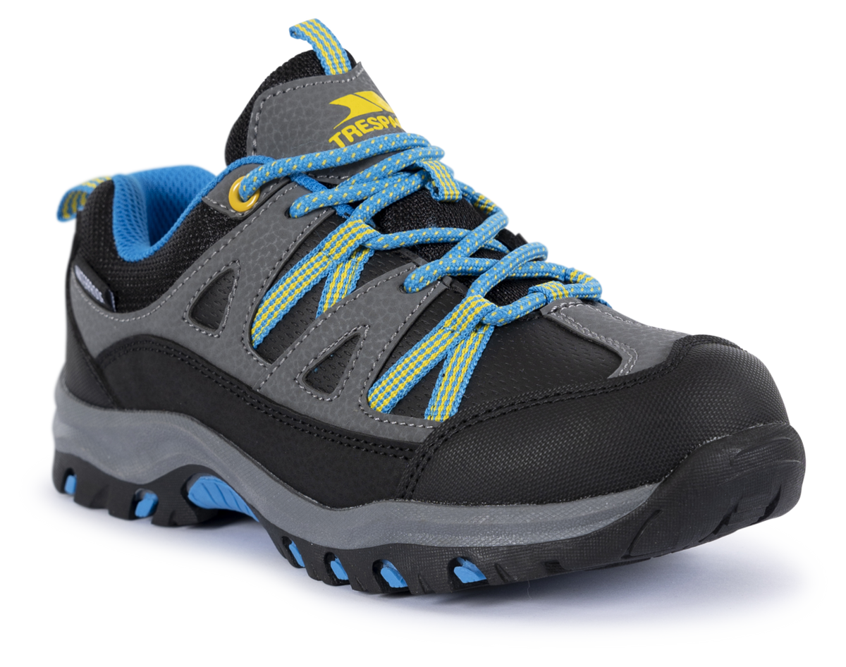 Tresspass GILLON LOW CUT II - UNISEX LOW CUT SHOE - BLACK