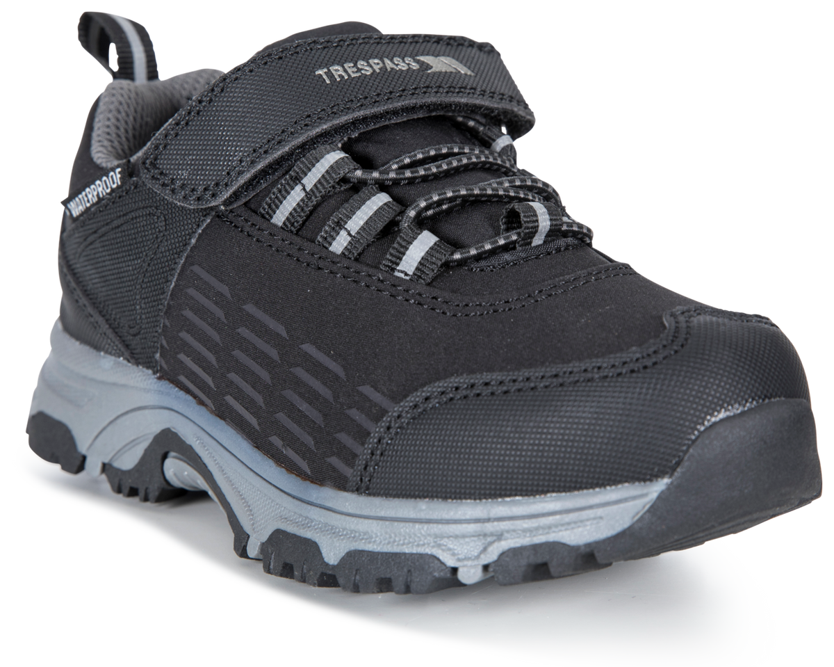 Tresspass HARRELSON LOW CUT - KIDS TRAINER - BLACK