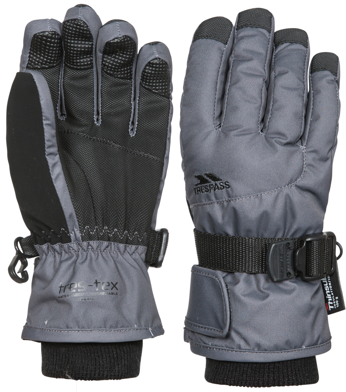 Tresspass ERGON II - KIDS GLOVES - CARBON