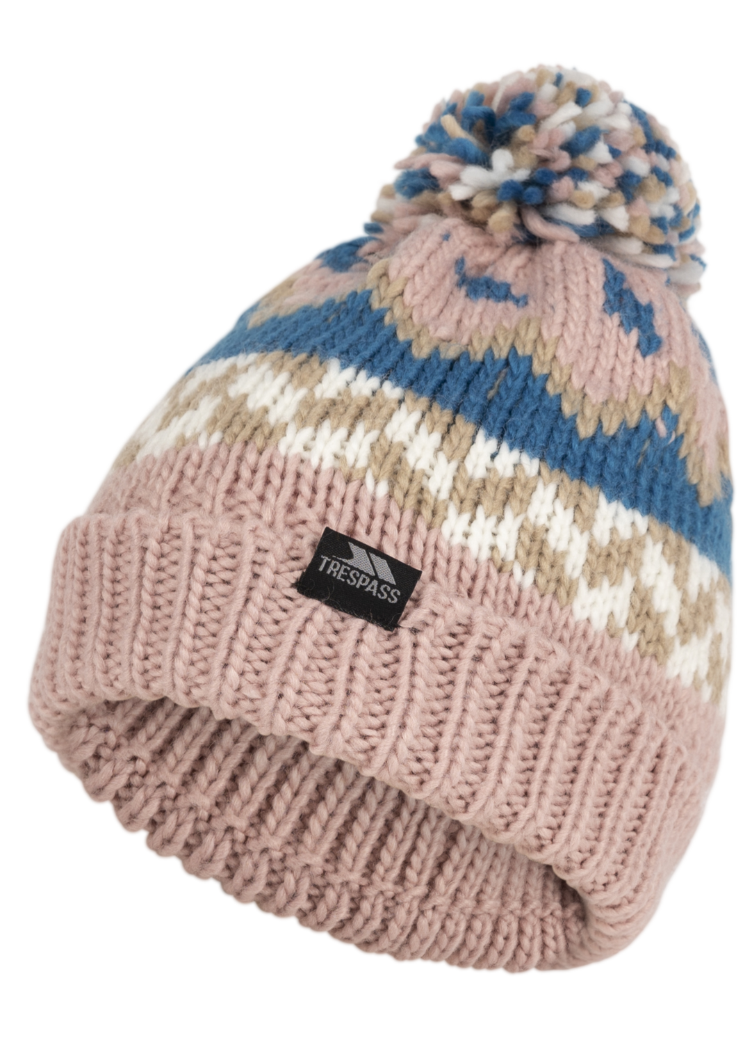 Tresspass TWIGLET - KIDS HAT - MISTY ROSE / BONDI BLUE