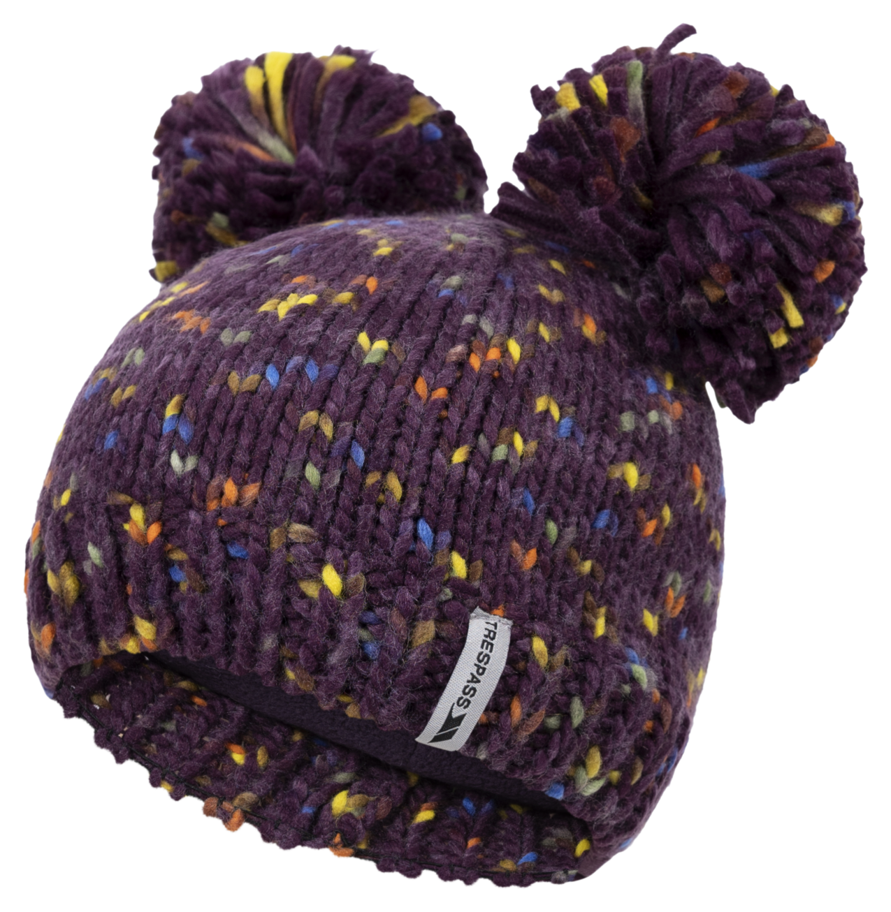 Tresspass TED - UNISEX KIDS HAT - POTENT PURPLE