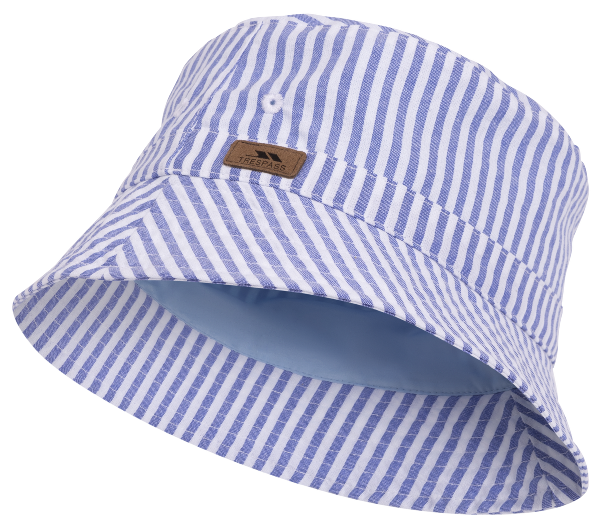 Tresspass BERWICK - KIDS UNISEX BUCKET HAT - BLUETONE STRIPE