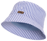 Tresspass BERWICK - KIDS UNISEX BUCKET HAT - BLUETONE STRIPE