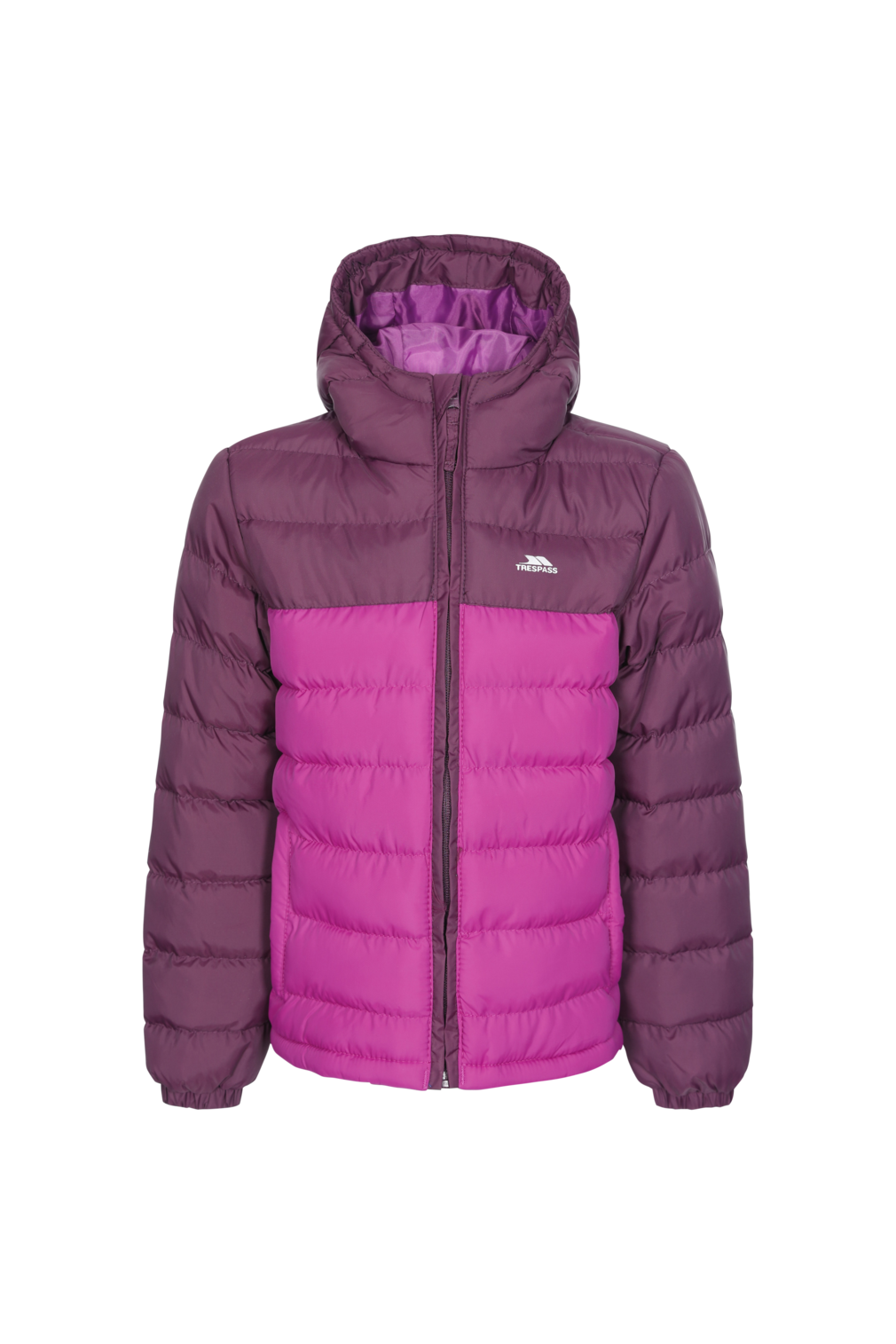 Tresspass OSKAR - KIDS PADDED JKT - PURPLE ORCHID