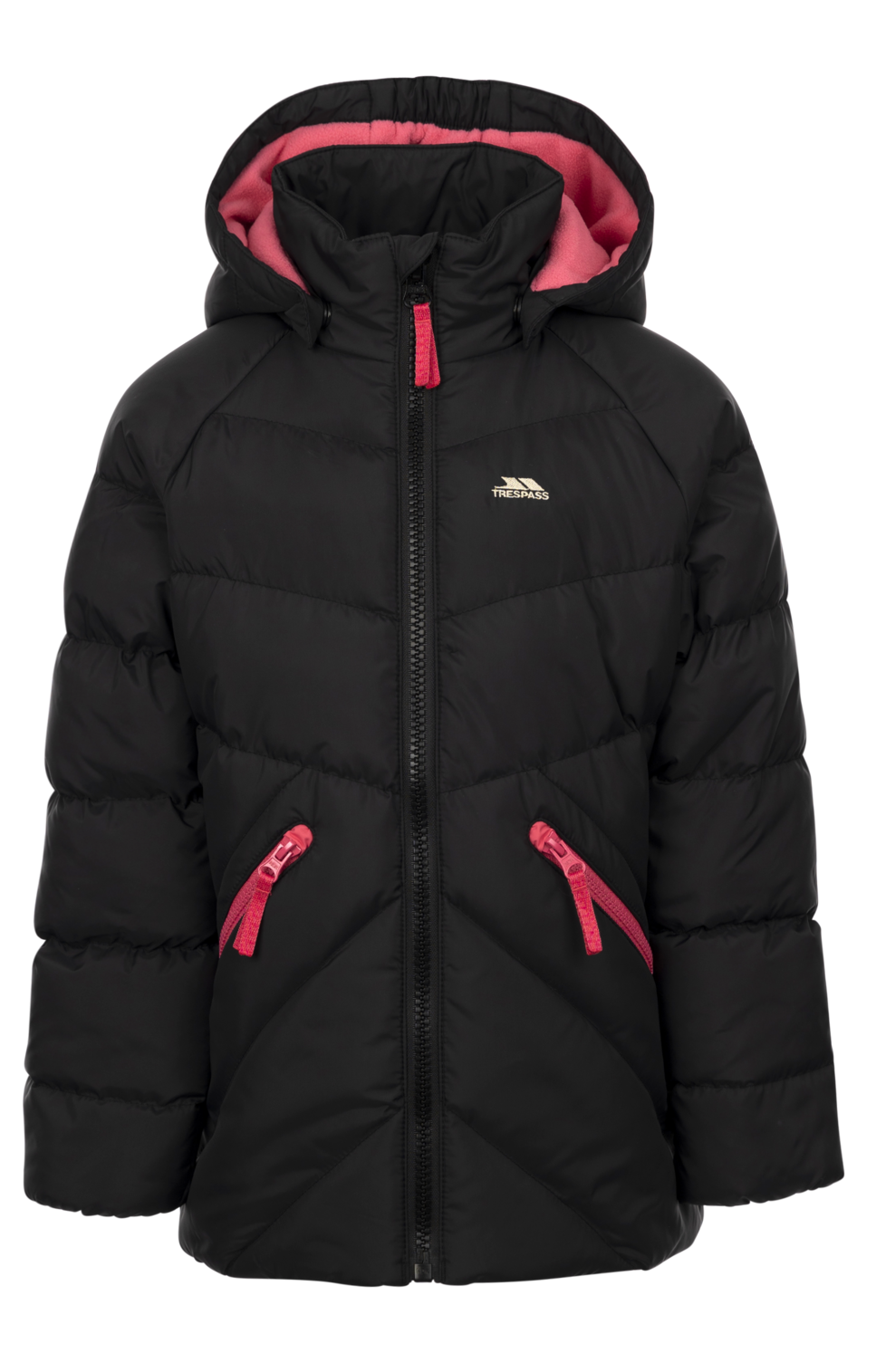 Tresspass ANNAH - KIDS CASUAL JACKET - BLACK
