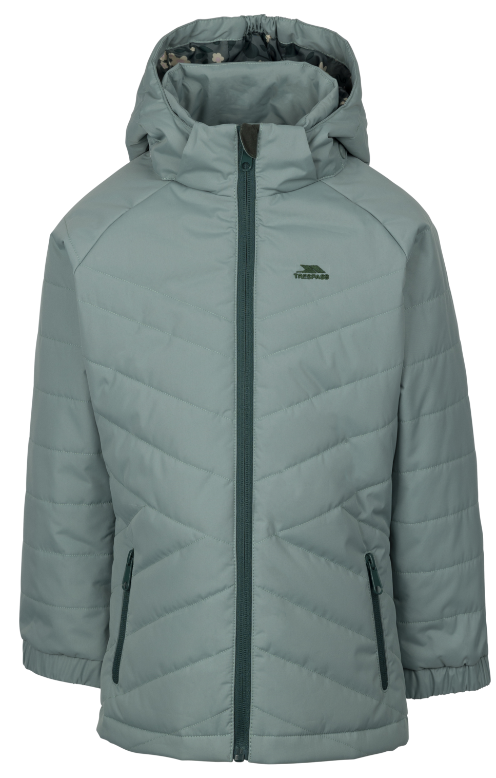Tresspass ANDEE - UNISEX KIDS CASUAL JACKET - TEAL MIST