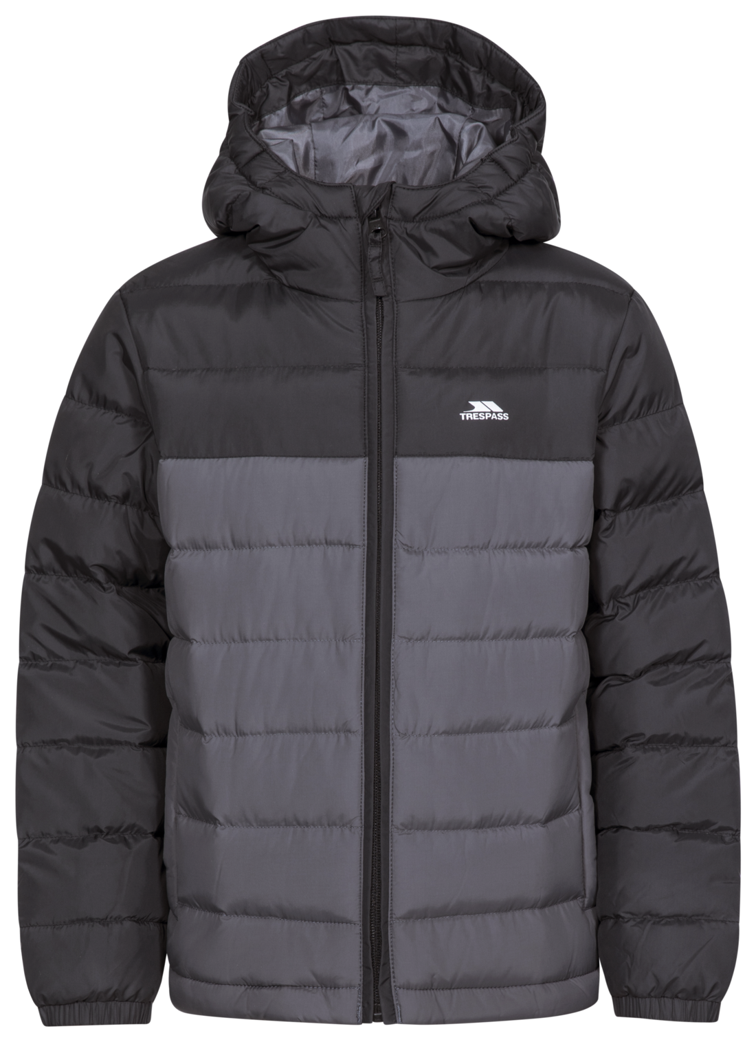 Tresspass OSKAR B - KIDS PADDED JKT - BLACK