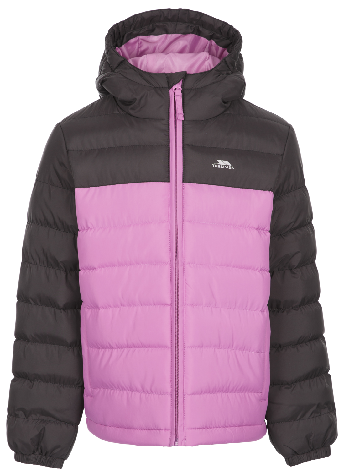 Tresspass OSKAR B - KIDS PADDED JKT - DEEP PINK
