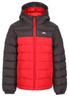 Tresspass OSKAR B - KIDS PADDED JKT - RED