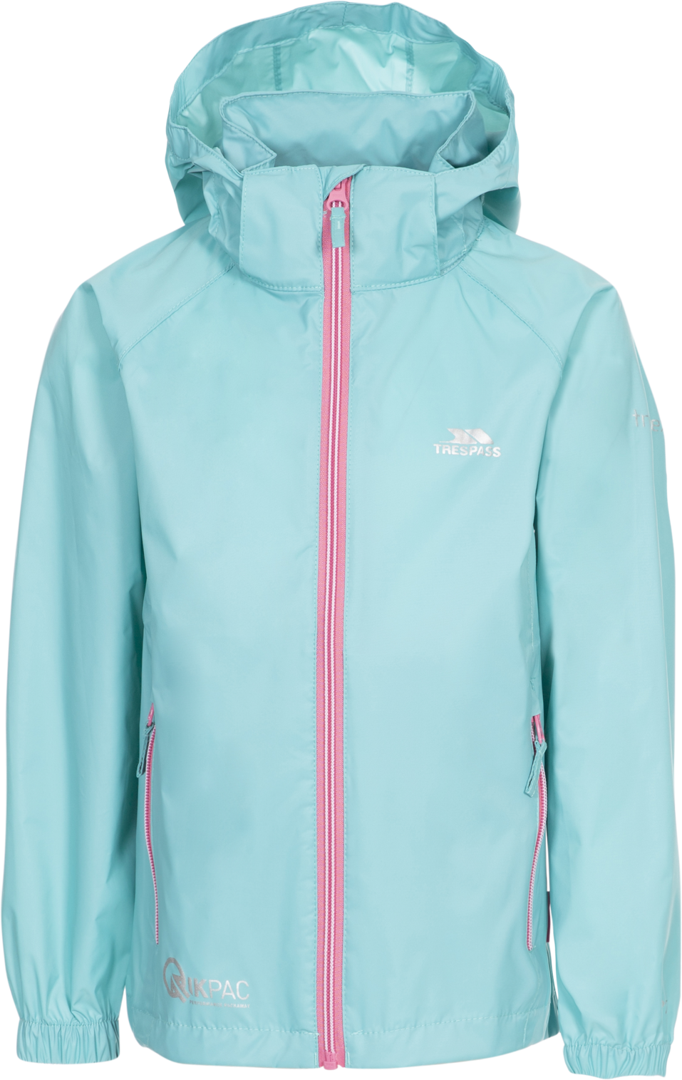 Tresspass QIKPAC X - UNISEX KIDS PACKAWAY JKT - AQUAMARINE
