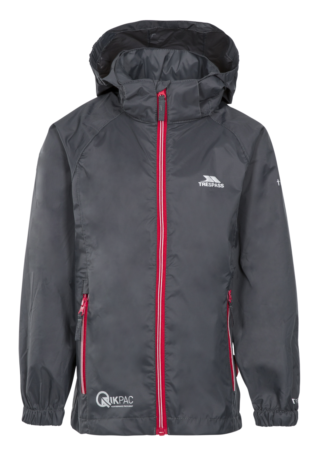 Tresspass QIKPAC X - UNISEX KIDS PACKAWAY JKT - FLINT